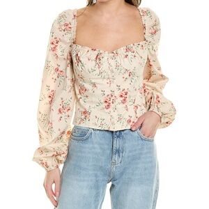 WeWoreWhat Ruched Cup Top